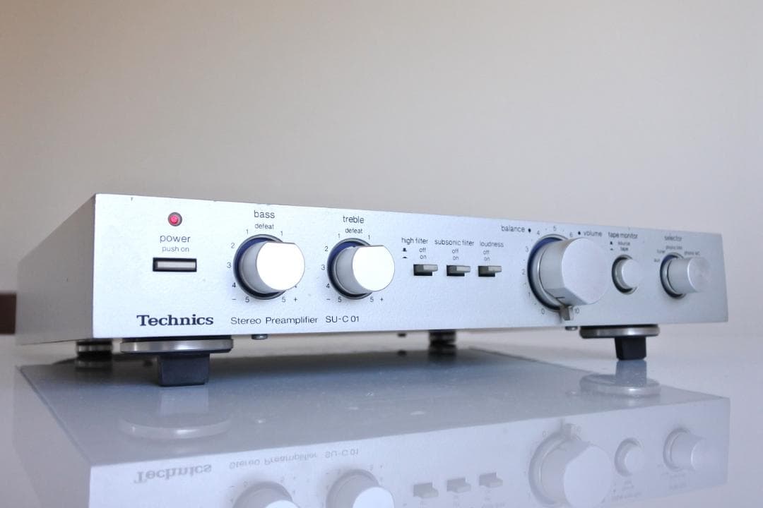 Technics SU-C01 プリアンプ オーバーホール済製品 正常動作品