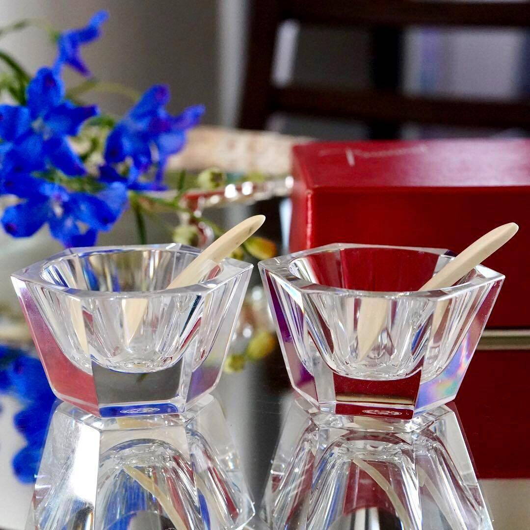 希少★Lサイズ 美品★オールド バカラ アルクール ミズーリ★ジャム 調味料入れ