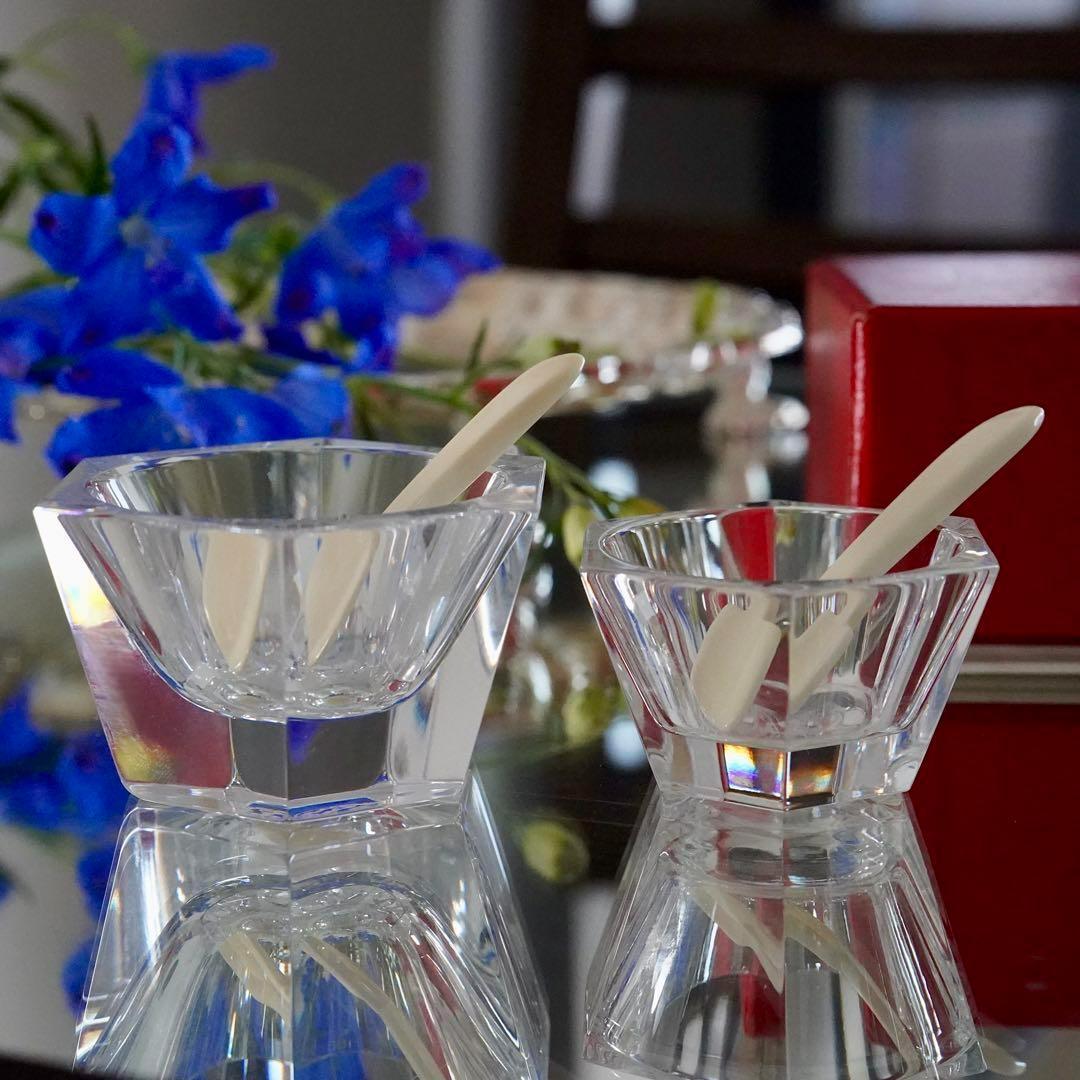 希少★Lサイズ 美品★オールド バカラ アルクール ミズーリ★ジャム 調味料入れ