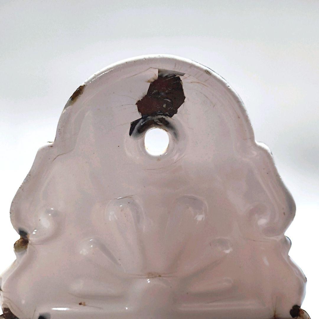 アンティーク ホーロー SEL缶 赤文字 木蓋 ベルギー製 壁掛け