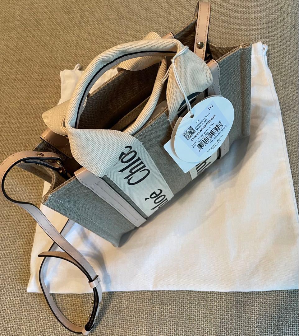 Chloé ベージュ トートバッグ