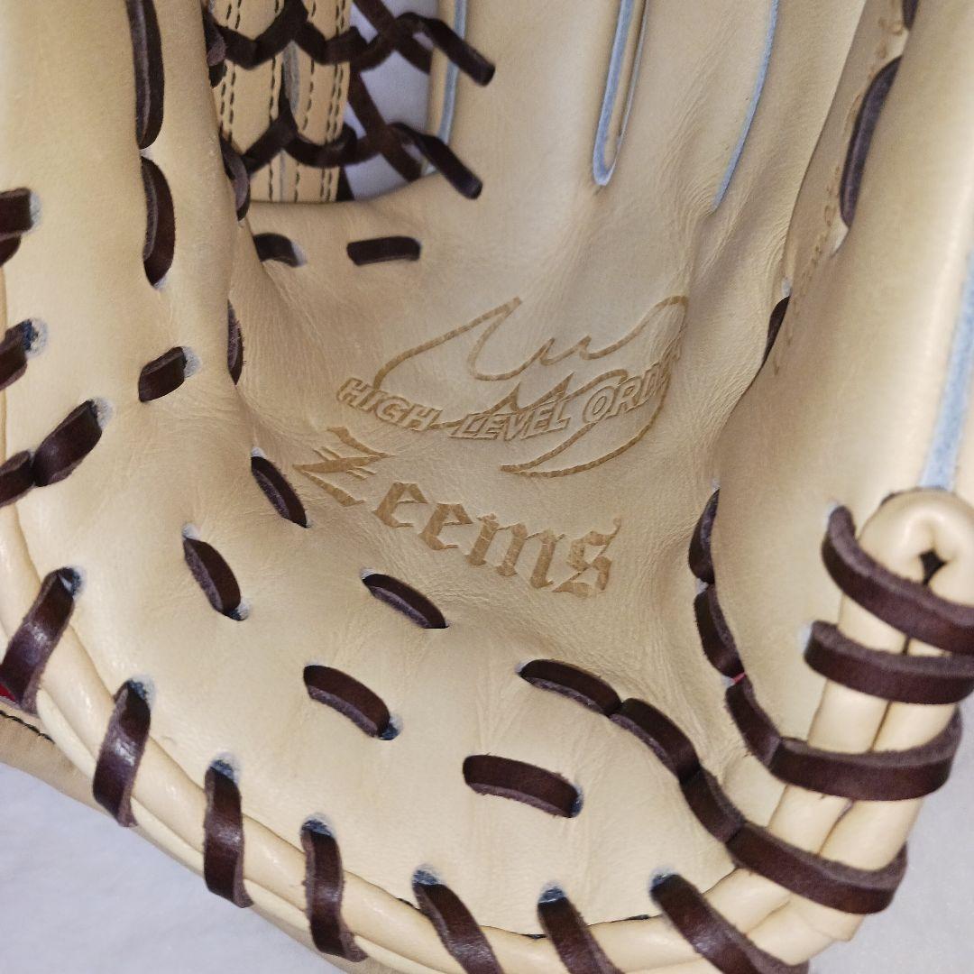 Zeems ベージュ 軟式グローブ526GGN　2023年限定 三方親 外野手用