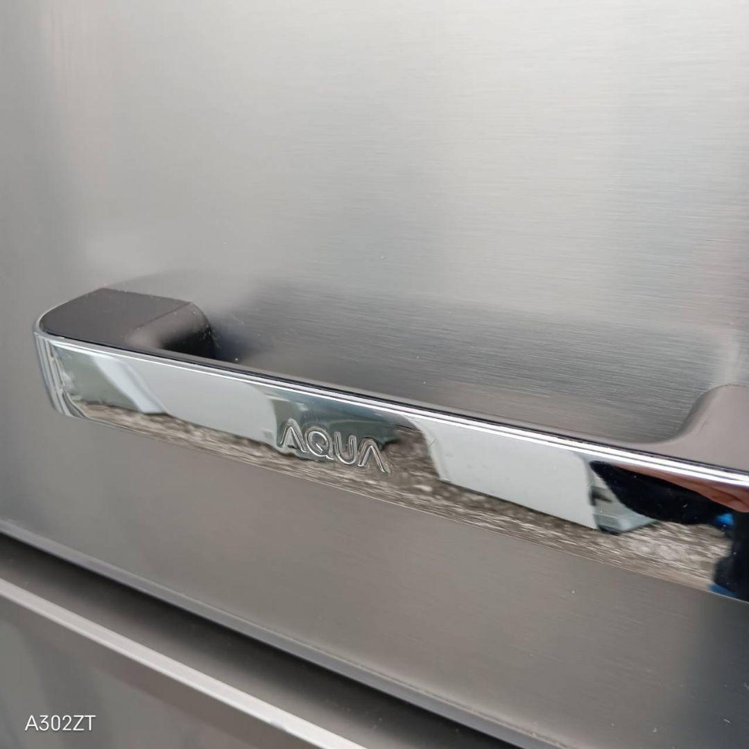 送料設置無料　人気モデル　アクア　自動製氷機能付き大型冷蔵庫　375L