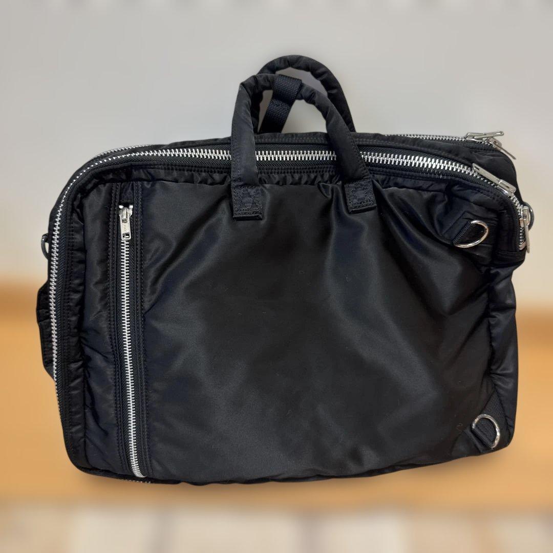 PORTER ポーター タンカー 3way 2層式　ブラック　美品　ストラップ無