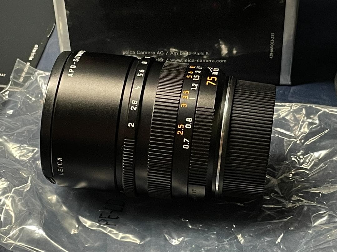 Leica ライカ　アポズミクロン M 75/2 ASPH