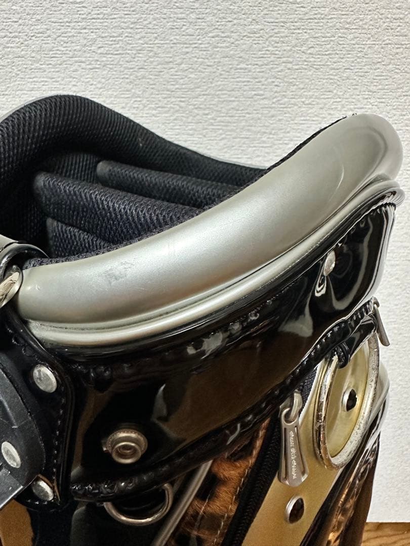 DANCE WITH DRAGON キャディーバック　ヒョウ柄