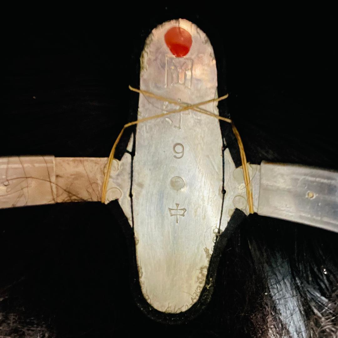 【希少】岡守かつら 日本髪 「岡守 9 中」 付属品一式　箱付き