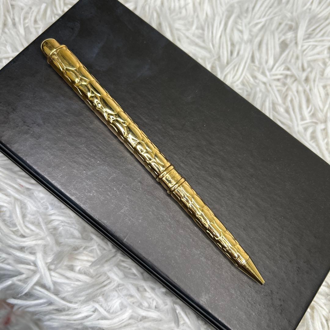GUCCI ペン　ボールペン　インターロッキング　ゴールド　gold 金