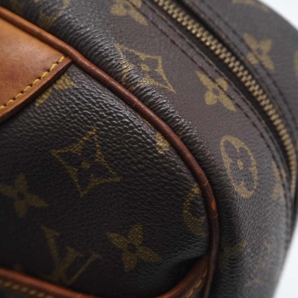 LOUIS VUITTON ハンドバッグ モノグラム ドーヴィル ブラウン 茶