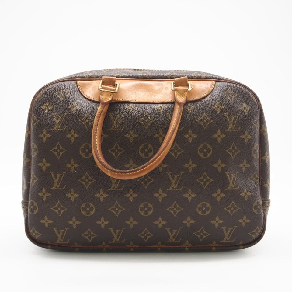 LOUIS VUITTON ハンドバッグ モノグラム ドーヴィル ブラウン 茶