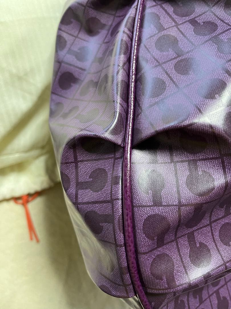 ゲラルディーニ　紫バッグ極美品