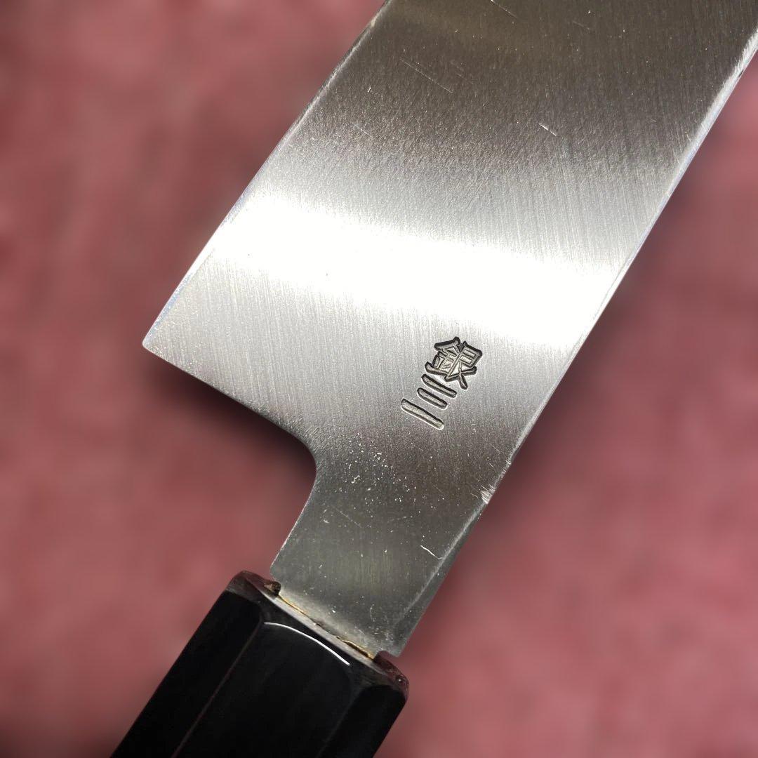 銀三　特製万能型ペティ包丁150㎜5寸とケンムキ包丁180㎜6寸のセット