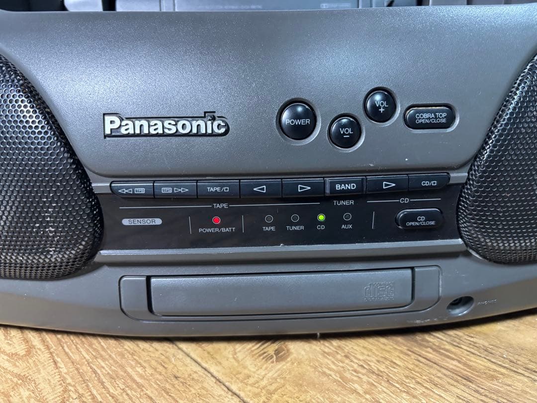 ◆CD再生OK◆Panasonic◆CDラジカセ◆RX-DT909◆コブラトップ