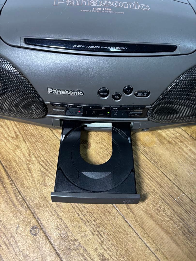 ◆CD再生OK◆Panasonic◆CDラジカセ◆RX-DT909◆コブラトップ