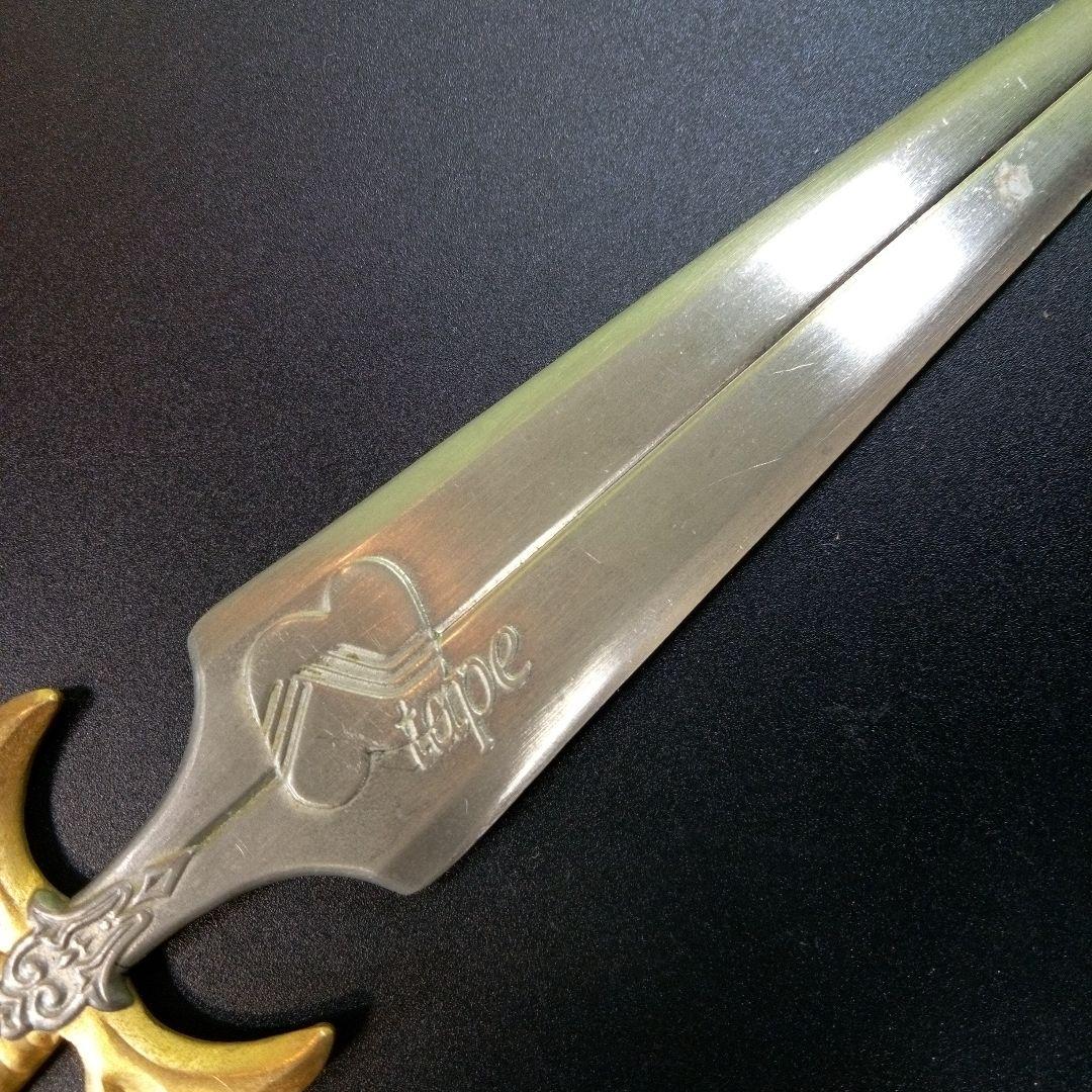 剣デザイン　ペーパーナイフ　paper knife　tape　インテリア　レア