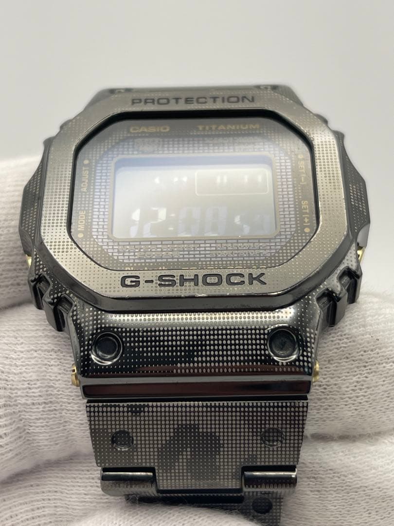 美品 G-SHOCK GMW-B5000TCM-1JR チタン カシオ迷彩