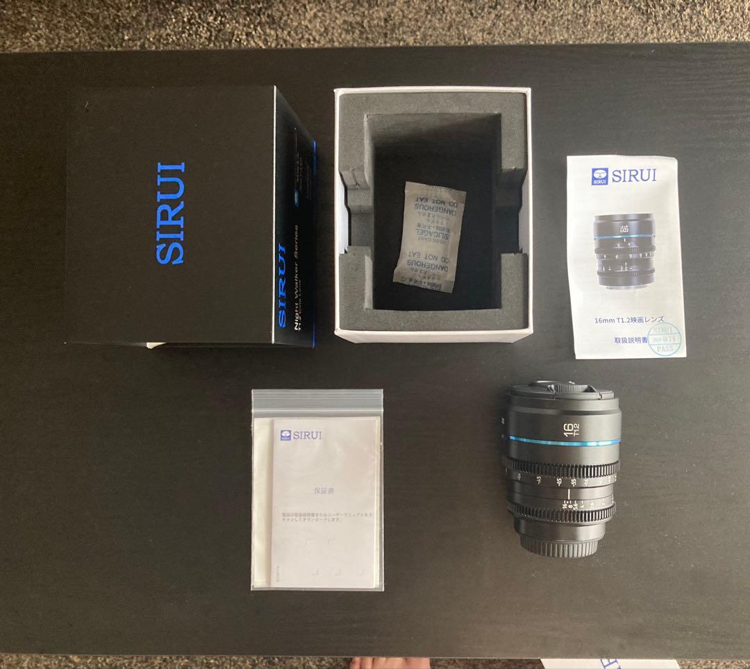 SIRUI Night Walker 16mm T1.2 シネレンズ　Eマウント