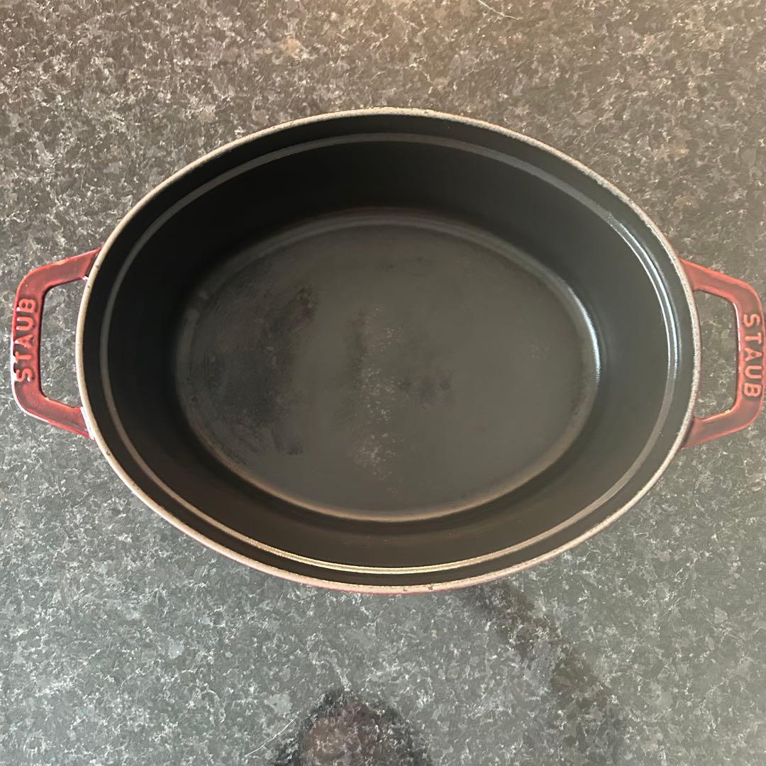 STAUB LA COCOTTE グレナディンレッド オーバル両手鍋29cm