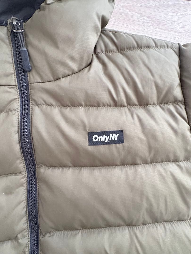 OnlyNY フード付きダウンジャケット オリーブドラブ