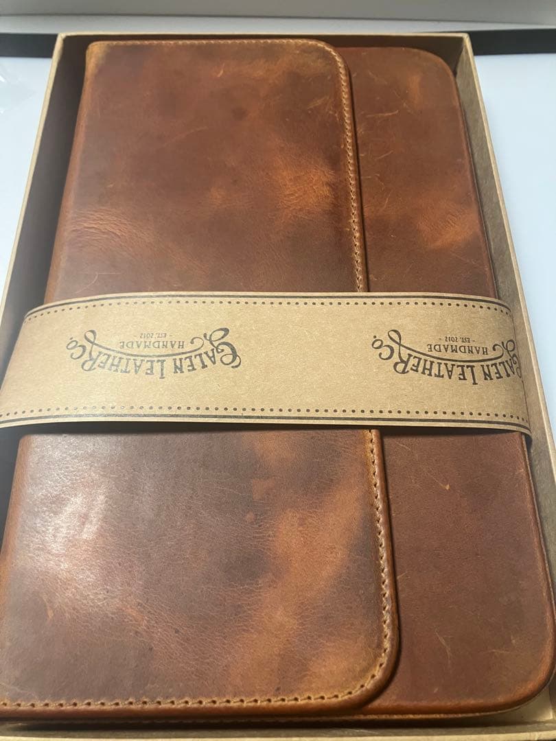 GALEN LEATHER ガレンレザー　ペンケース　12本　CHブラウン