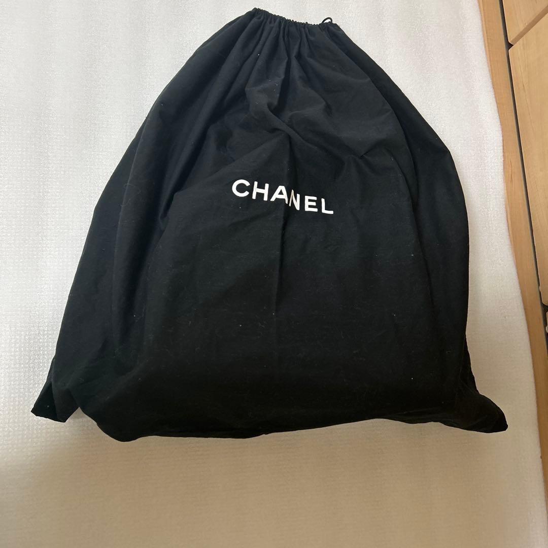 美品　シャネル　CHANEL ハンドバッグ　白ステッチ