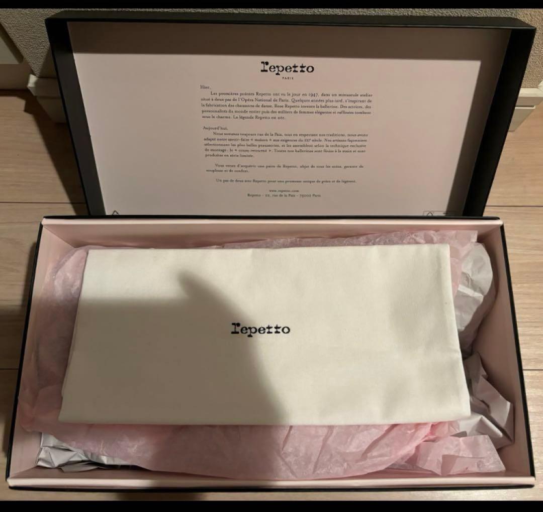 1*P様 新品未使用レペットrepettoマイケルエナメルローファーブラック38