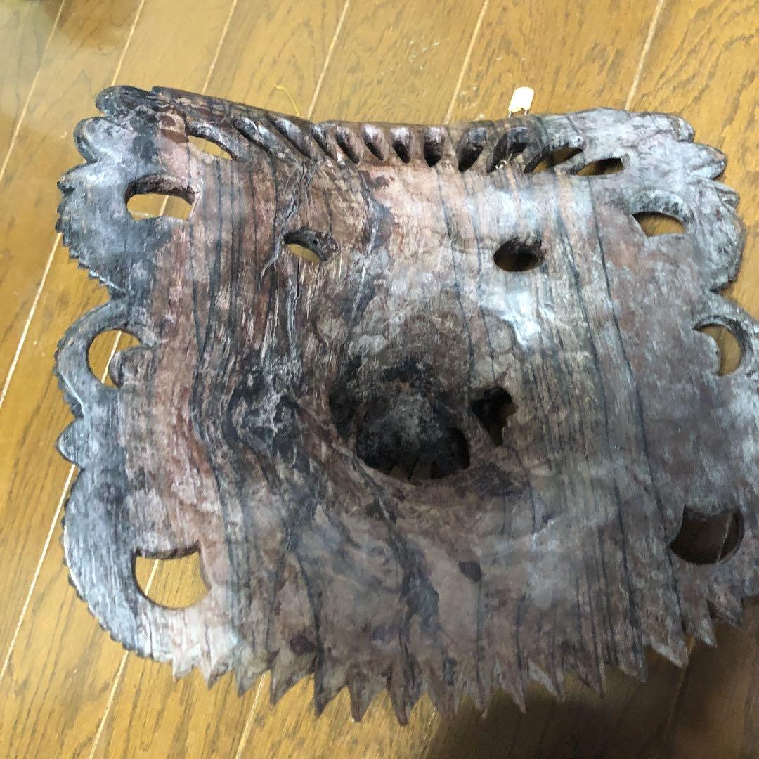 バリ島　　バロンの神　黒檀