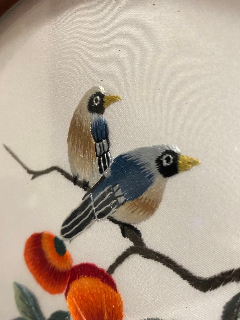 1473❣️蘇刺繍　LED ライト付き　置物