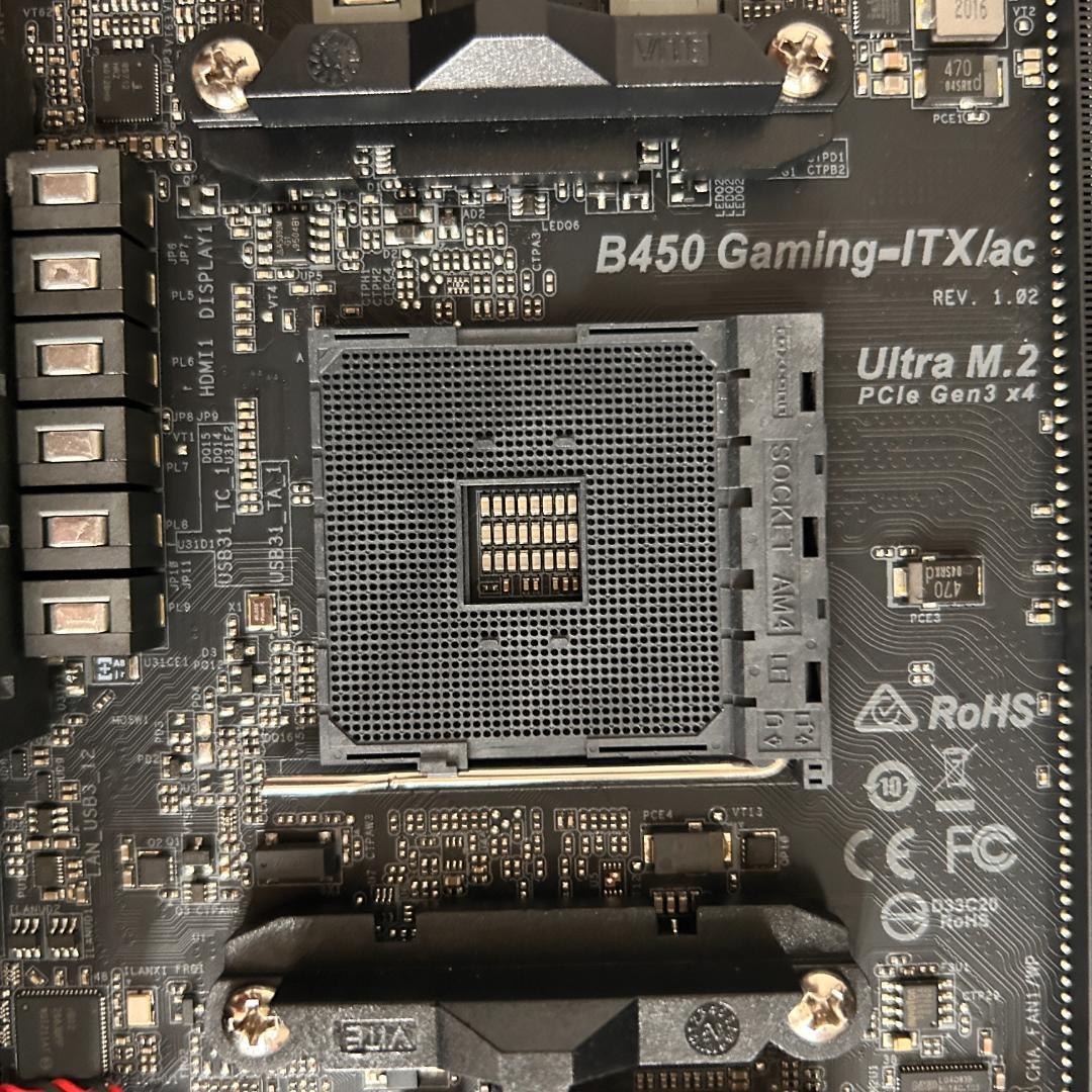 マザーボード ASRock B450 Gaming-ITX/ac