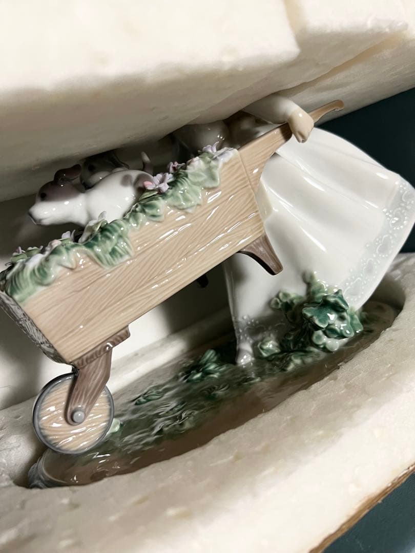 LLADRO A la carrera リヤドロ 陶器 置物 乗せてあげる