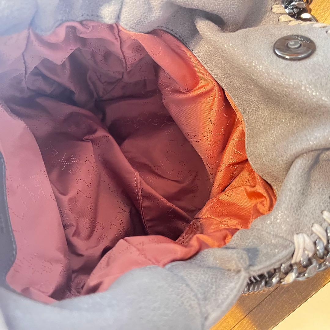 グレー スエード ショルダーバッグ