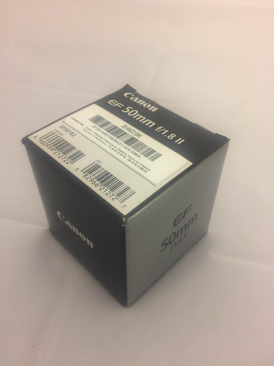 Ｃanon 50mm f/1.8 ll  新品未開封