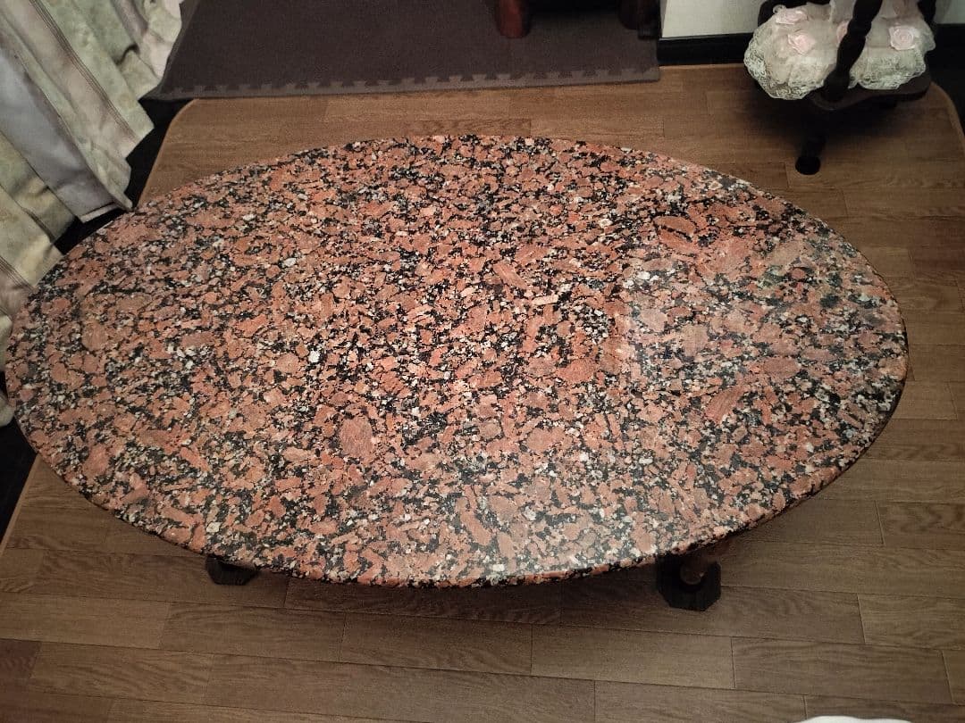 イタリア製天然石センターテーブル御影石