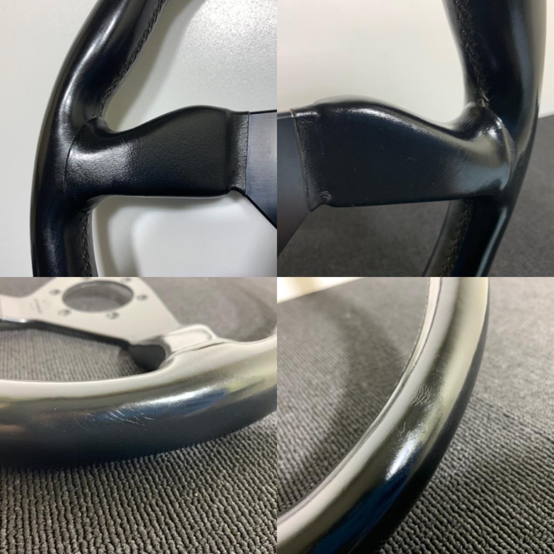 パーソナル グリンタ ステアリング 35Φ ブラック レザー 美品 希少