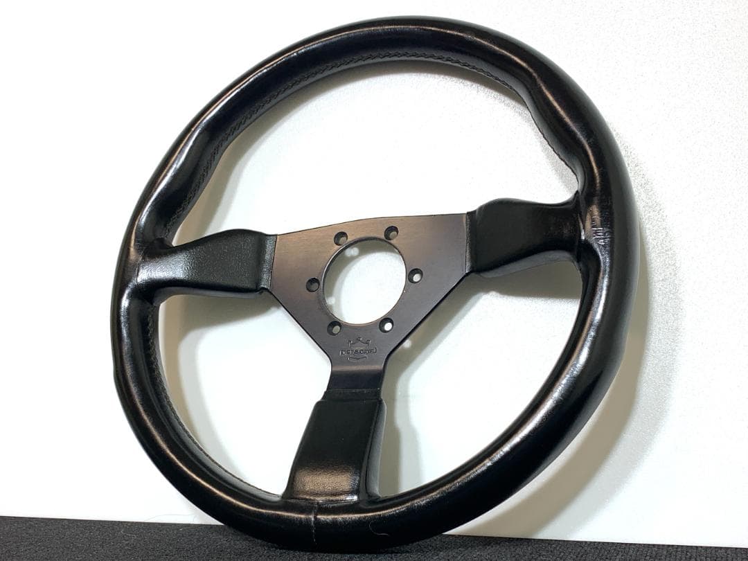 パーソナル グリンタ ステアリング 35Φ ブラック レザー 美品 希少
