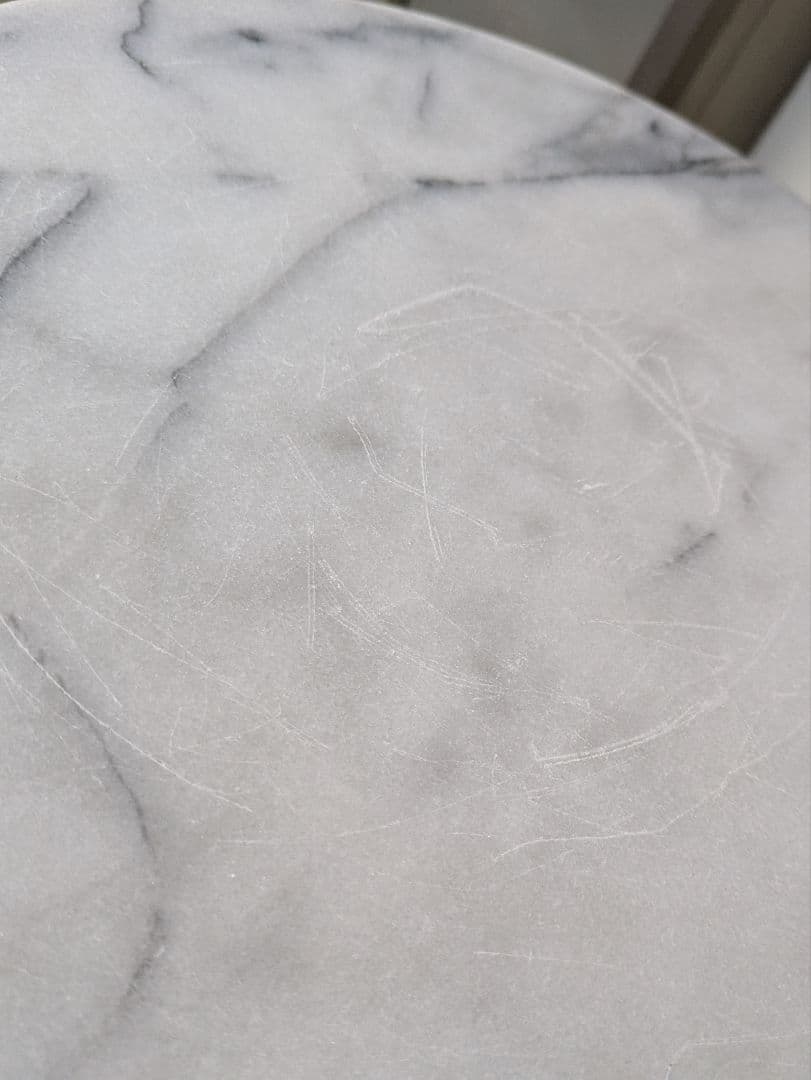 ヴィンテージ　木製大理石サイドテーブル　花台　アンティーク家具　昭和レトロ