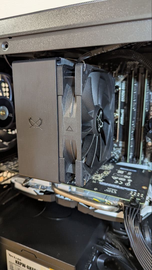 ほぼ新品 自作PC ryzen7 5700X 32GB RX570 M.2SSD