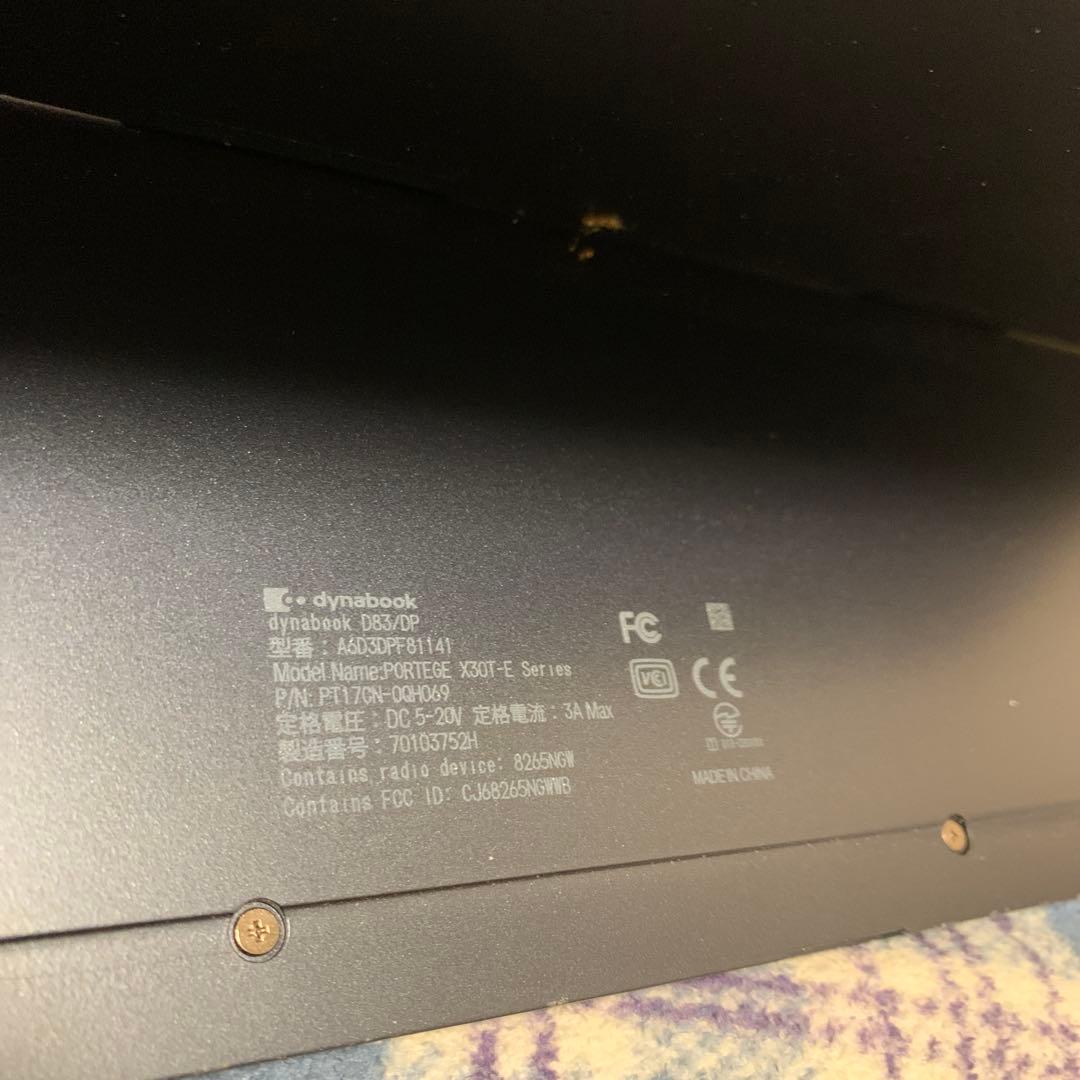 TOSHIBA タブレットD83DP