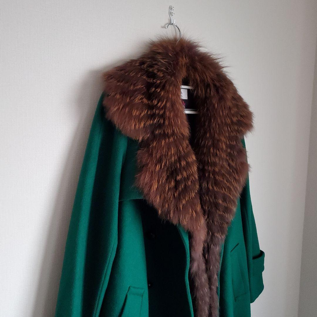 SONIARYKIEL ソニアリキエル　ウールコート 美品 リアルファー　毛皮