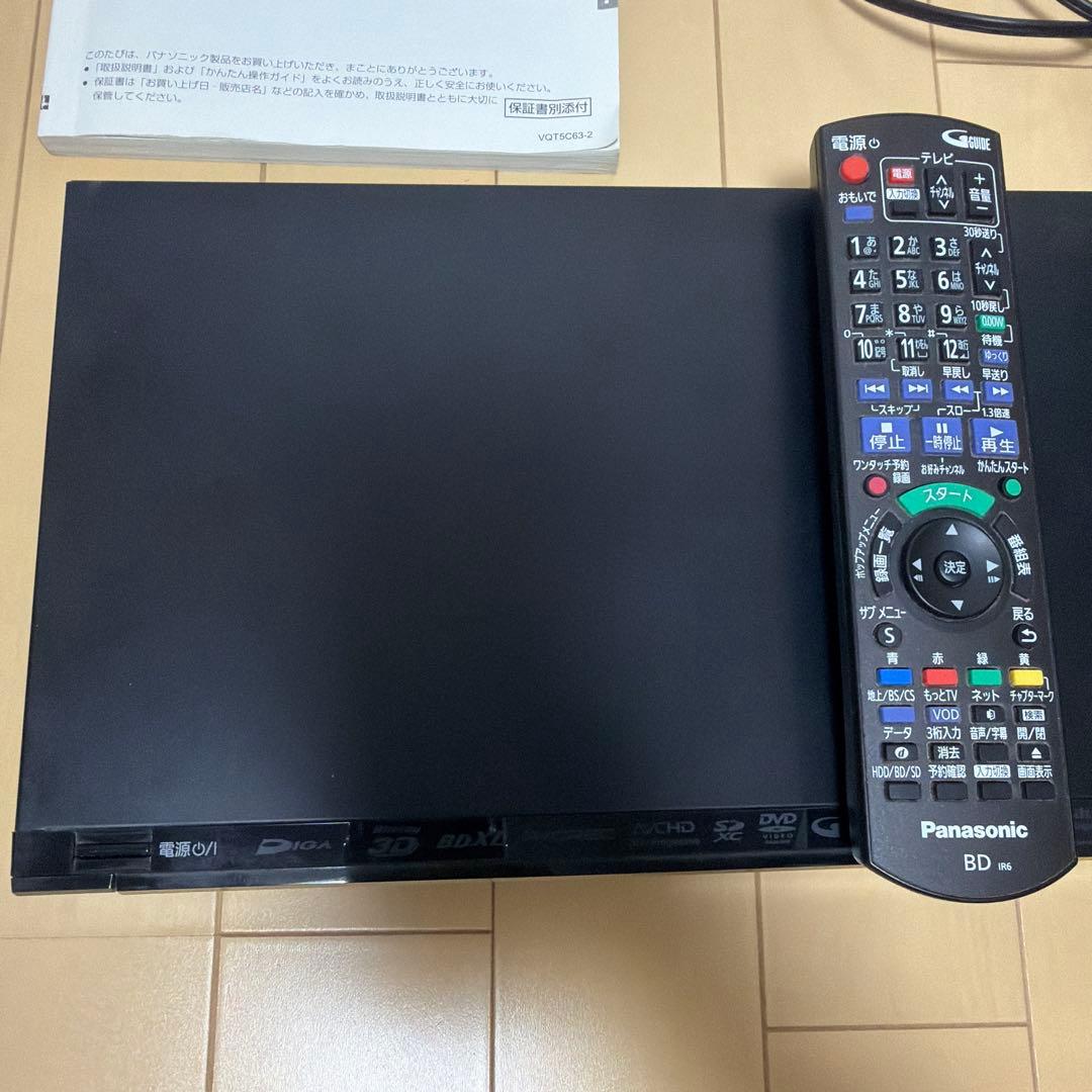 Panasonic DIGA ブルーレイレコーダー DMR-BWT560