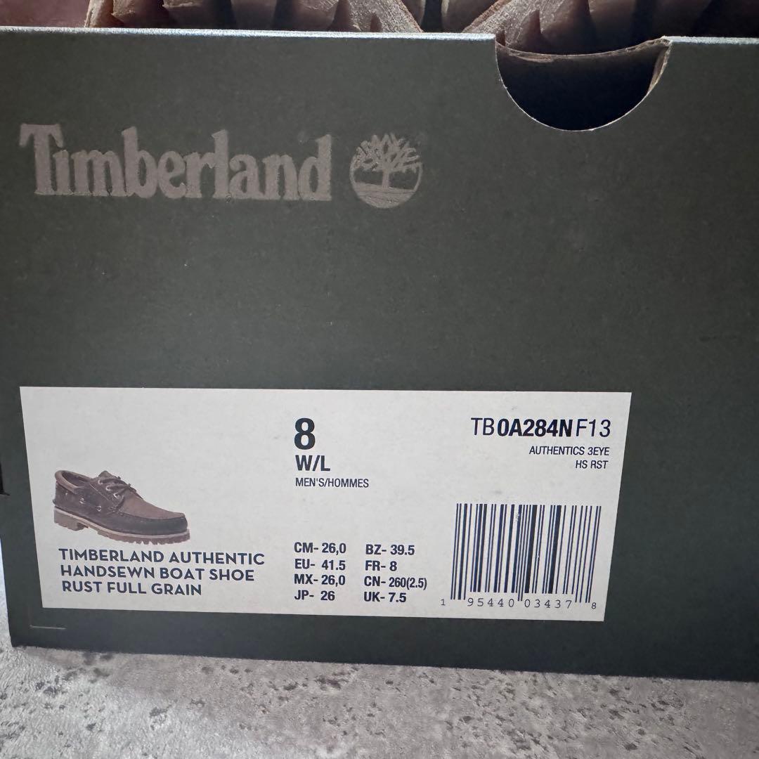 【定番】 ティンバーランド モカシンシューズ スリーアイ ブラウン 26cm