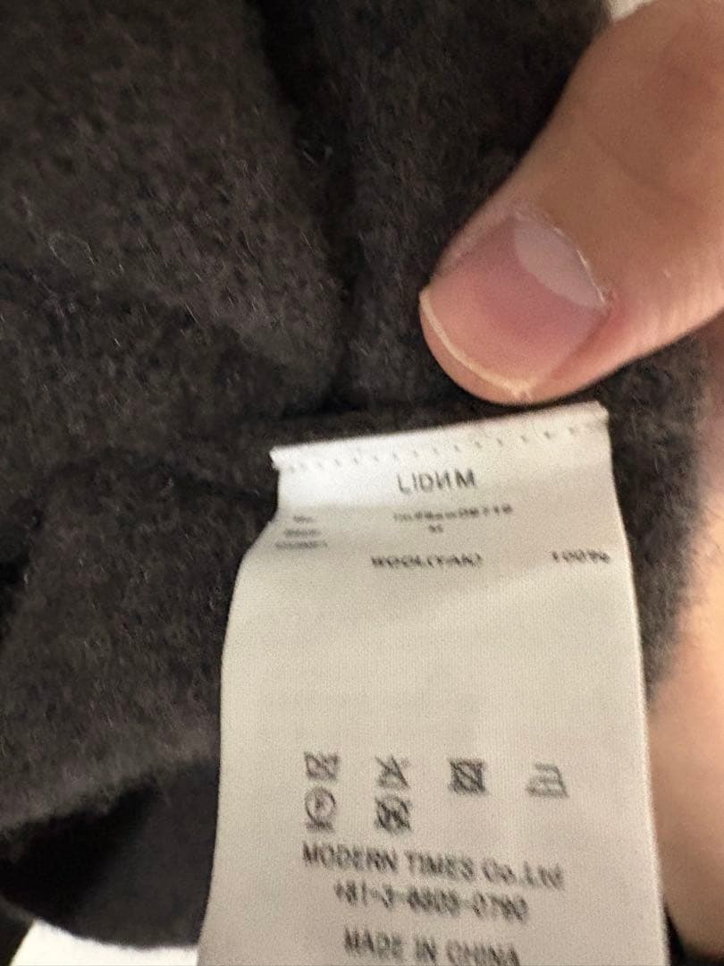 トップス lidnm Yak Brushed Knit M