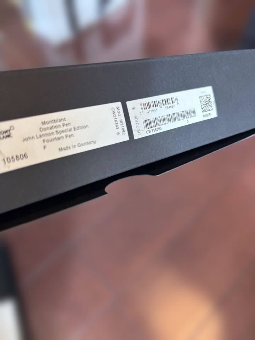未使用モンブランのドネーションペン ジョン・レノン スペシャルエディションセット