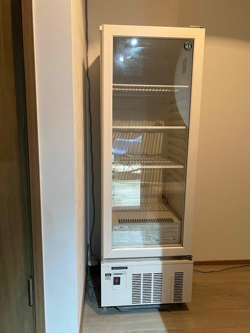 I*侍様 ホシザキ業務用冷蔵庫ショーケース スライド扉 白 USB-50BTL2