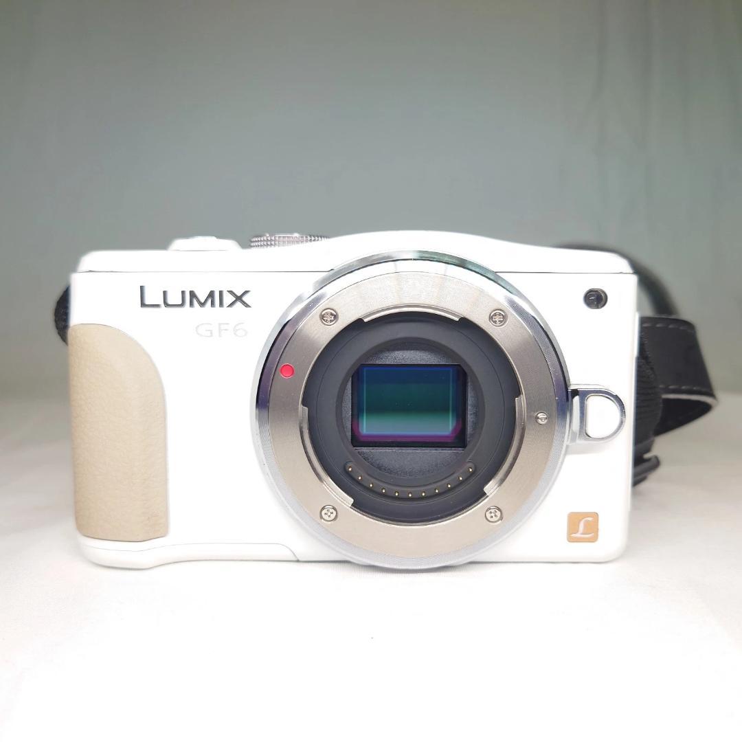 パナソニック LUMIX DMC-GF6 ホワイト 一眼レフカメラ 動作確認済み
