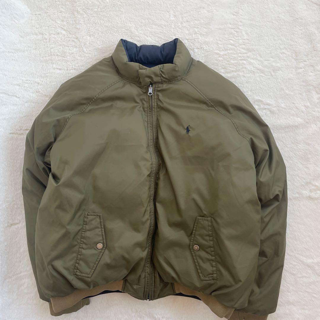 90s＊POLO RALPH LAUREN＊リバーシブルダウンジャケット＊XXL