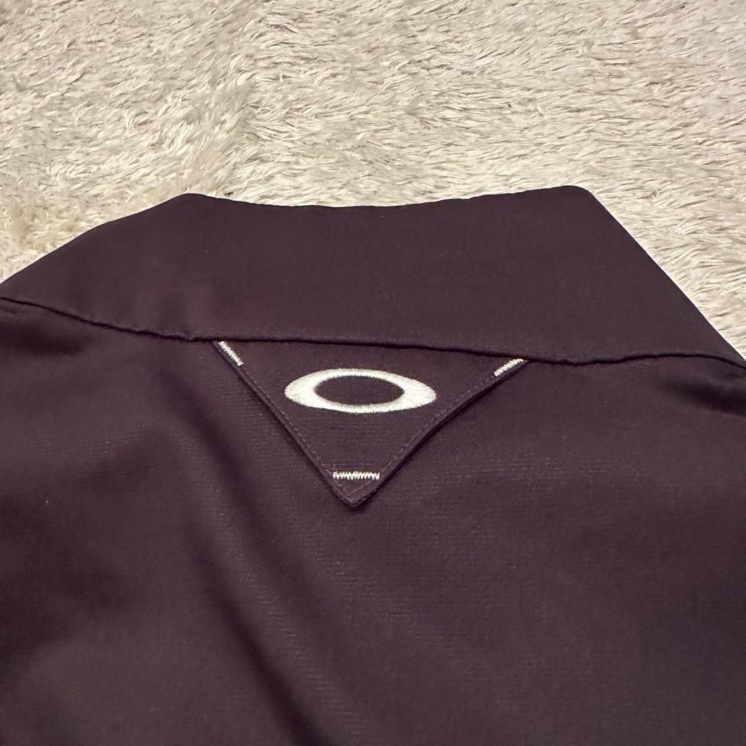 特大　オークリー　ジャケット　ナイロン　総柄　メンズ　サイズXL スカル　ロゴ