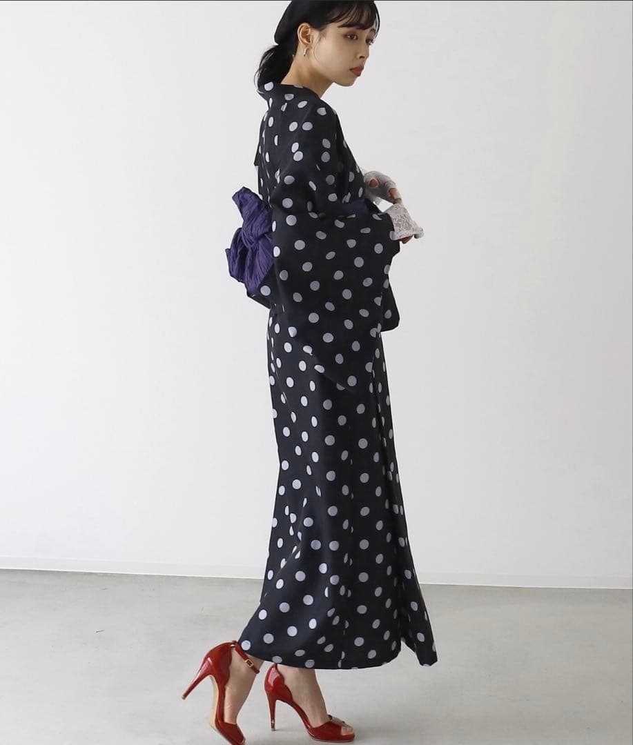 itto... 浴衣 キャミワンピース+羽織り+兵児帯