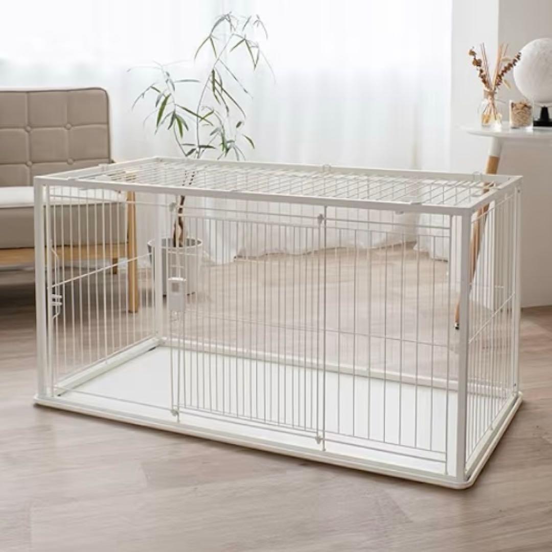 リッチェル インテリアペットサークル 屋根付き 120-60 ホワイト