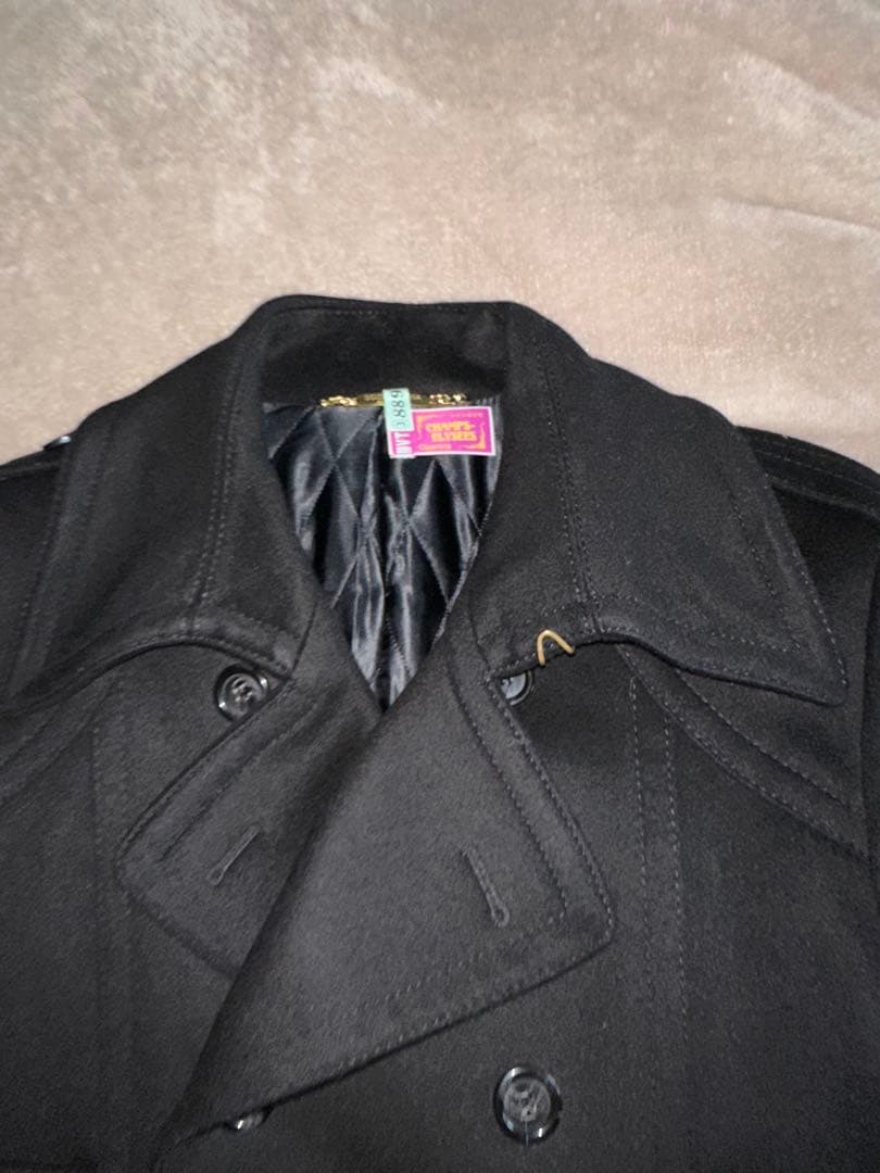 美品【Dolce&Gabbana】カシミア混/Pコート/ダブルブレスト/48